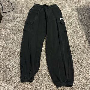Nike Black Cargo Joggers